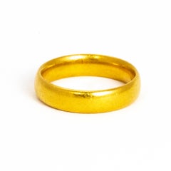 Vintage 22 Carat Gold Wedding Band