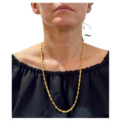 Vintage 22 Karat Yellow Gold 15.8 Gm Chain, 4.6mm Wide Necklace, 24 " Long