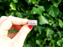 Vintage 2.20 Carat Diamond and 14k White Gold Cluster Ring