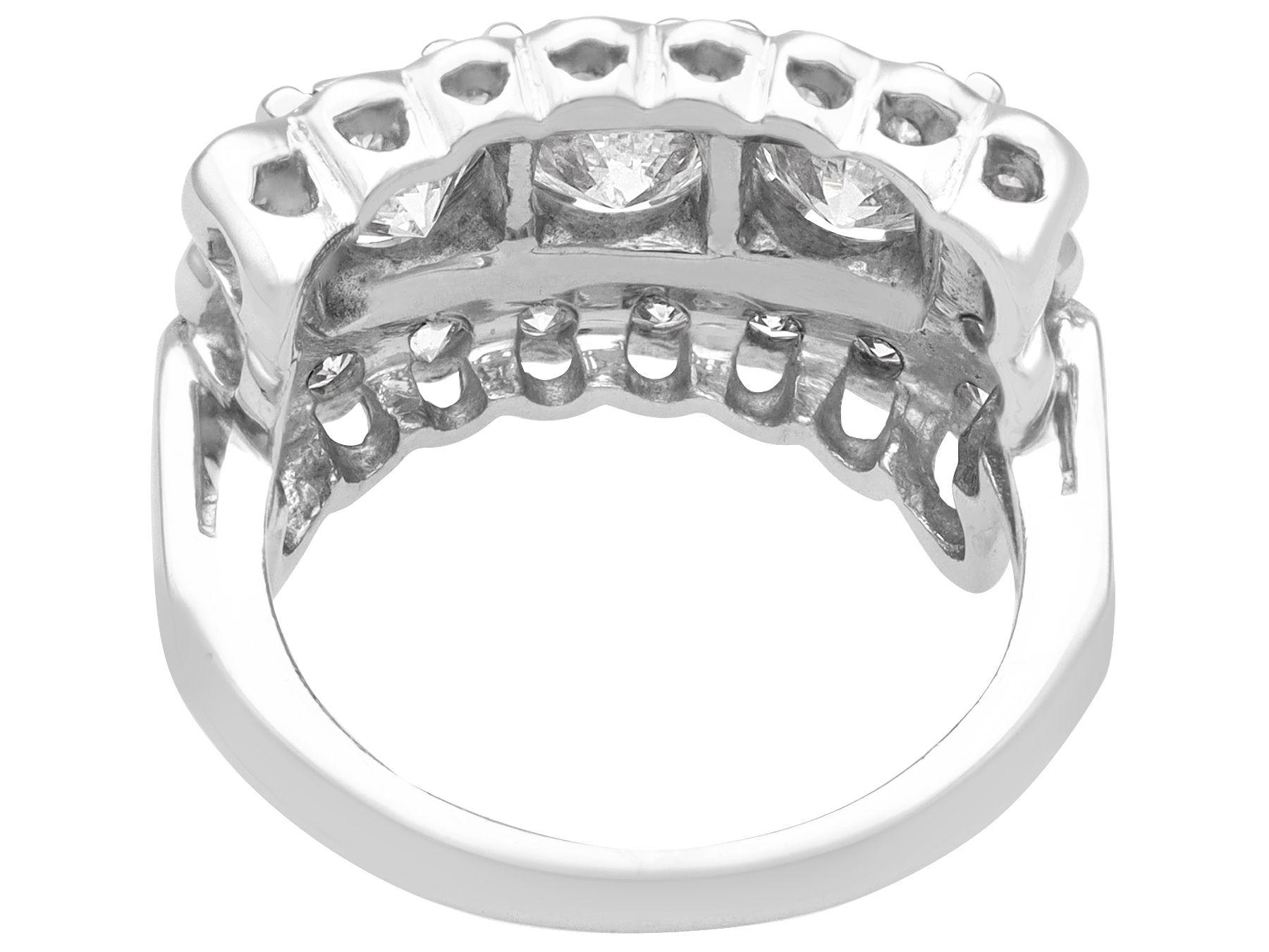 2 ct round cluster ring