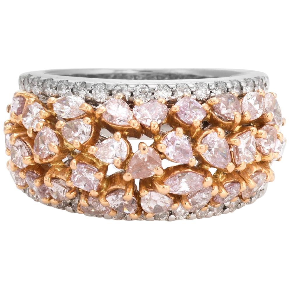 Vintage 2.25 Carat Diamond Ring 18 Karat White Gold Estate Fine Jewelry Dome