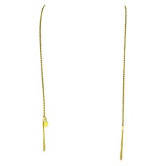 Vintage 2.25mm Rope Tassel 46 Inch Necklace Desatadora Dos Nos 18k Gold