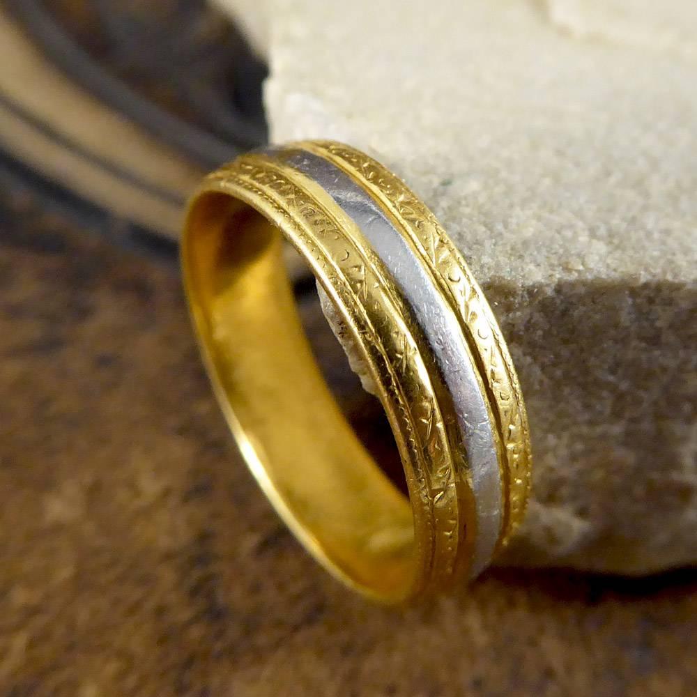 antique 22 carat gold wedding ring