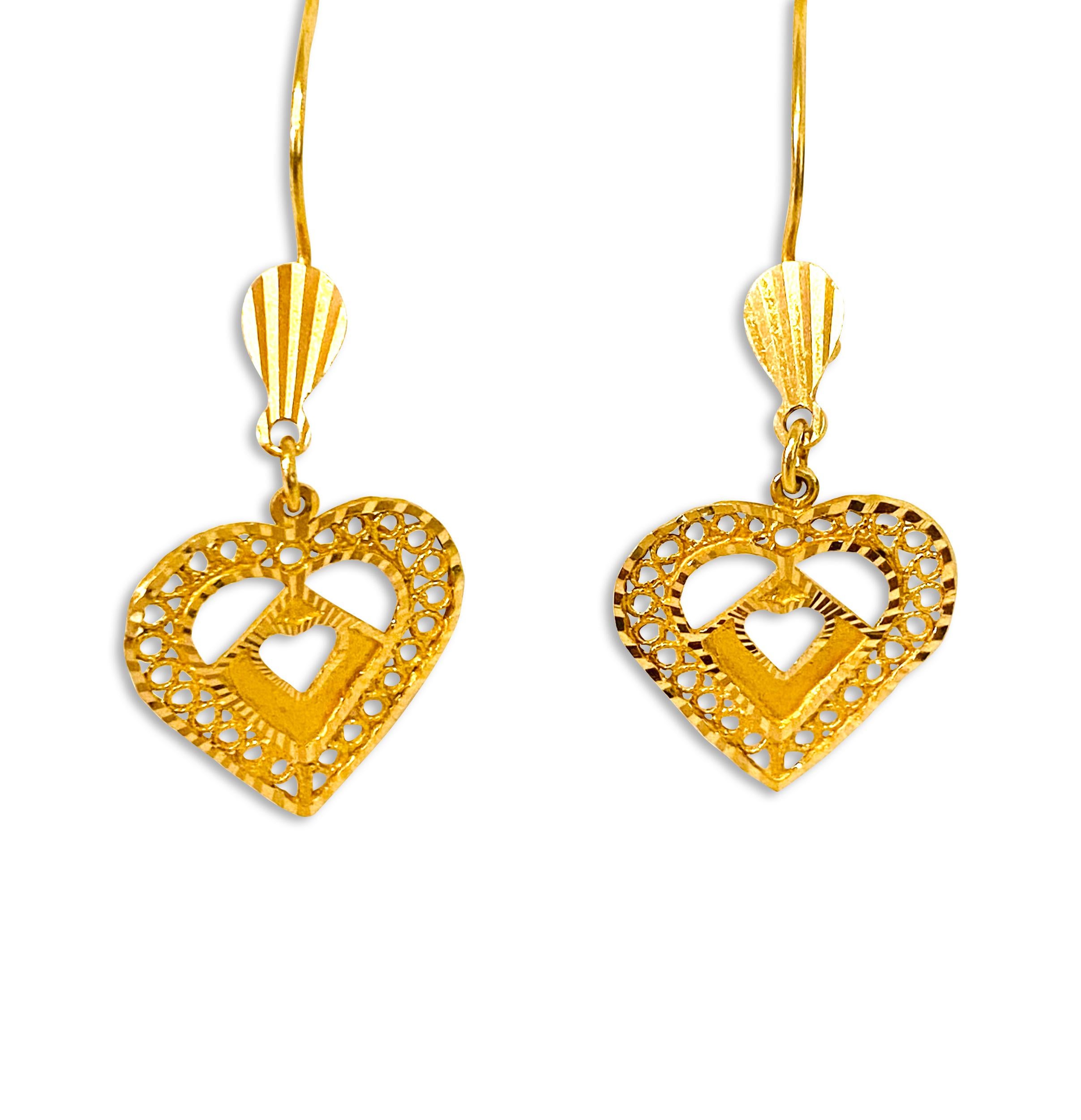 arabian gold earrings