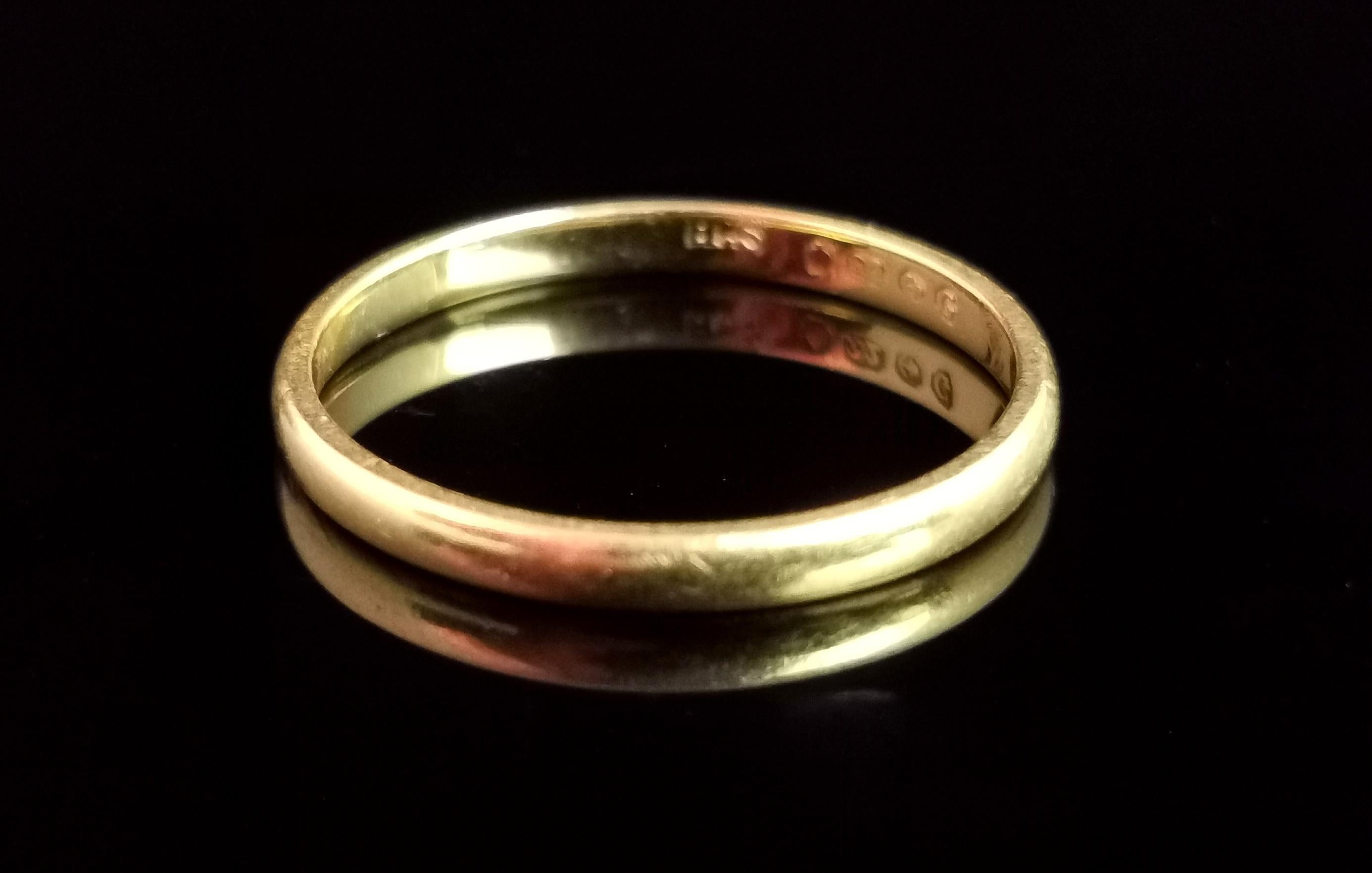 22k gold ring band