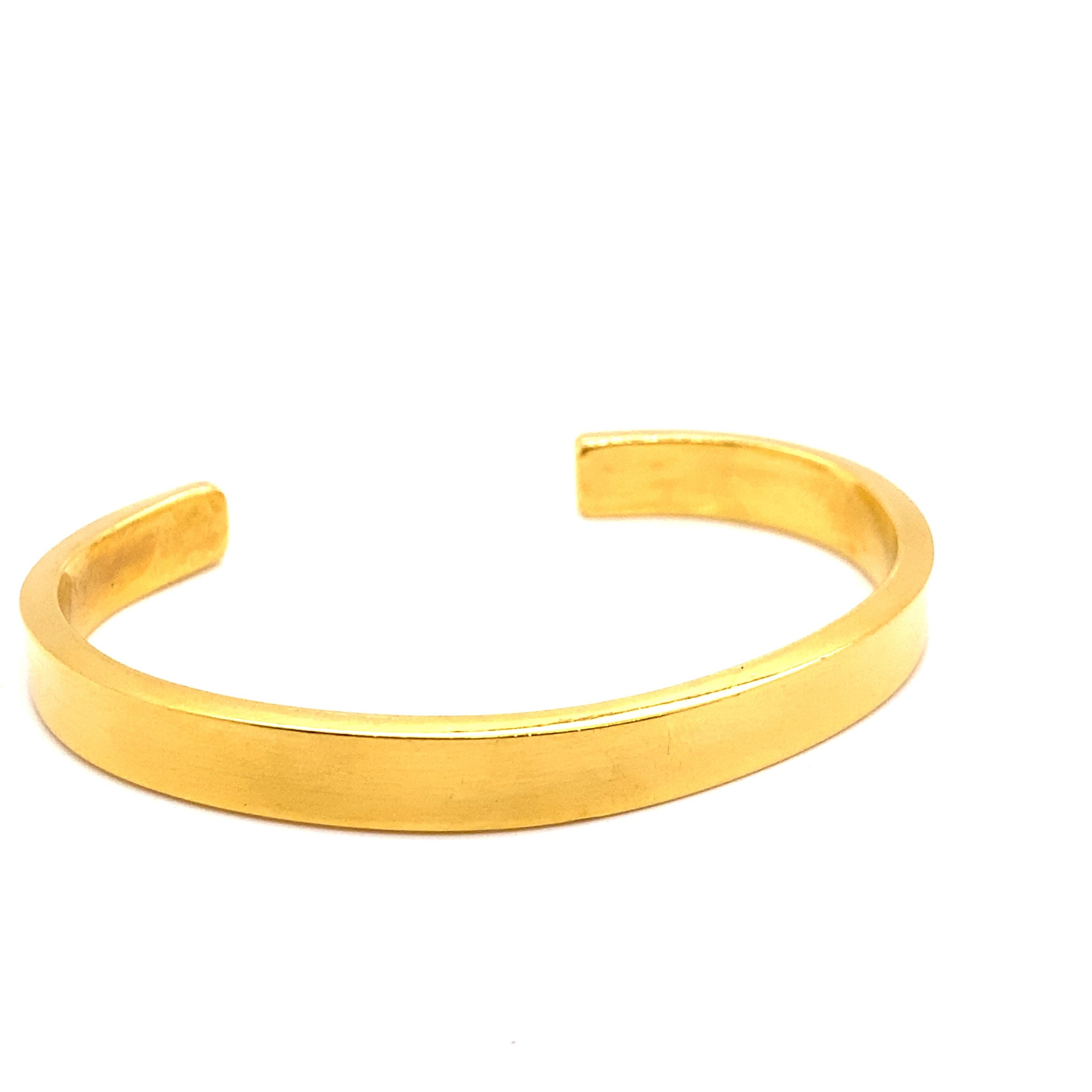 yellow cuff bracelet