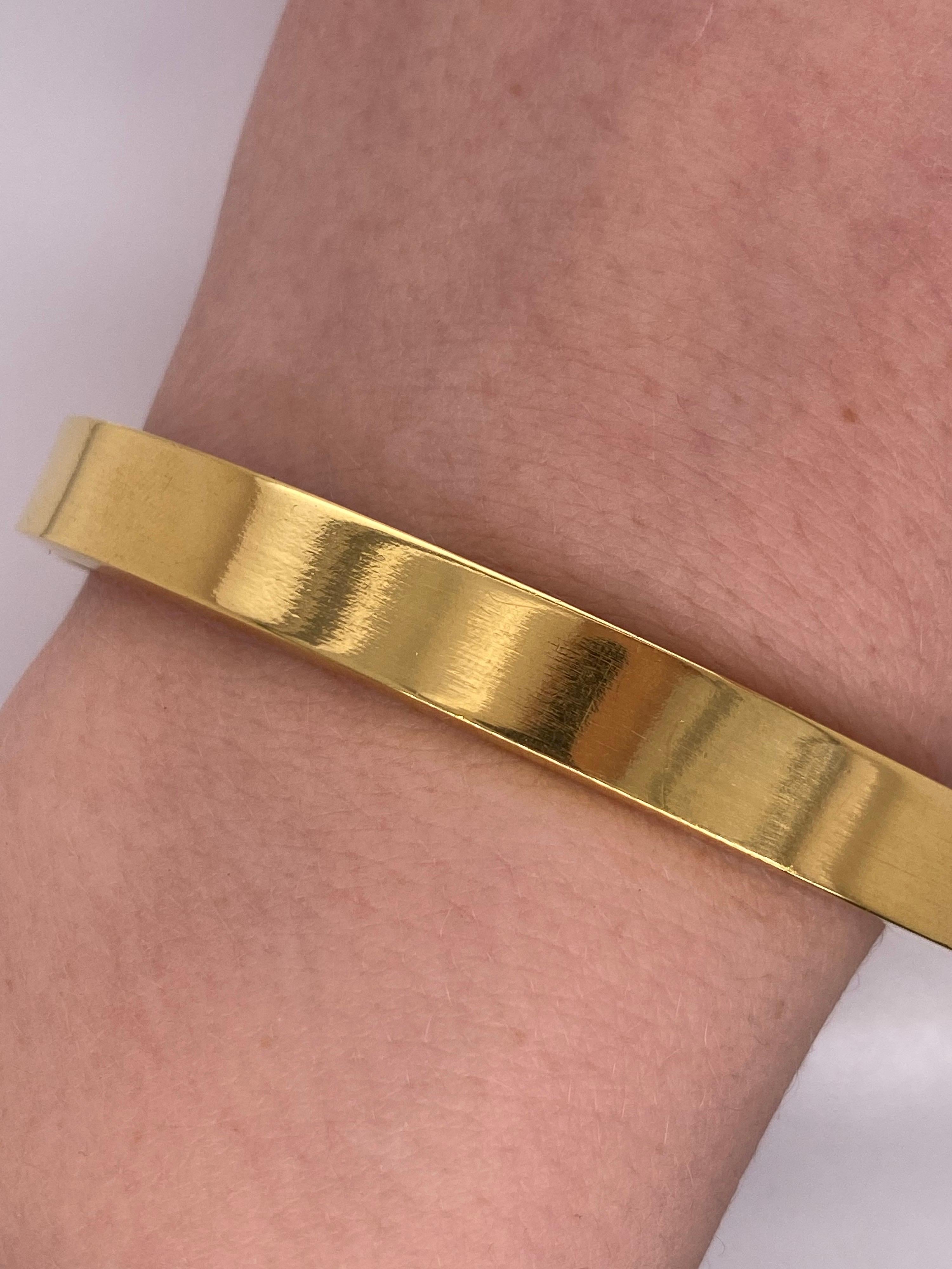 Manschettenarmband aus 22 Karat Gelbgold 1