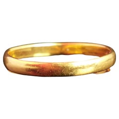 Vintage 22k Yellow Gold Wedding Band Ring, 1930's