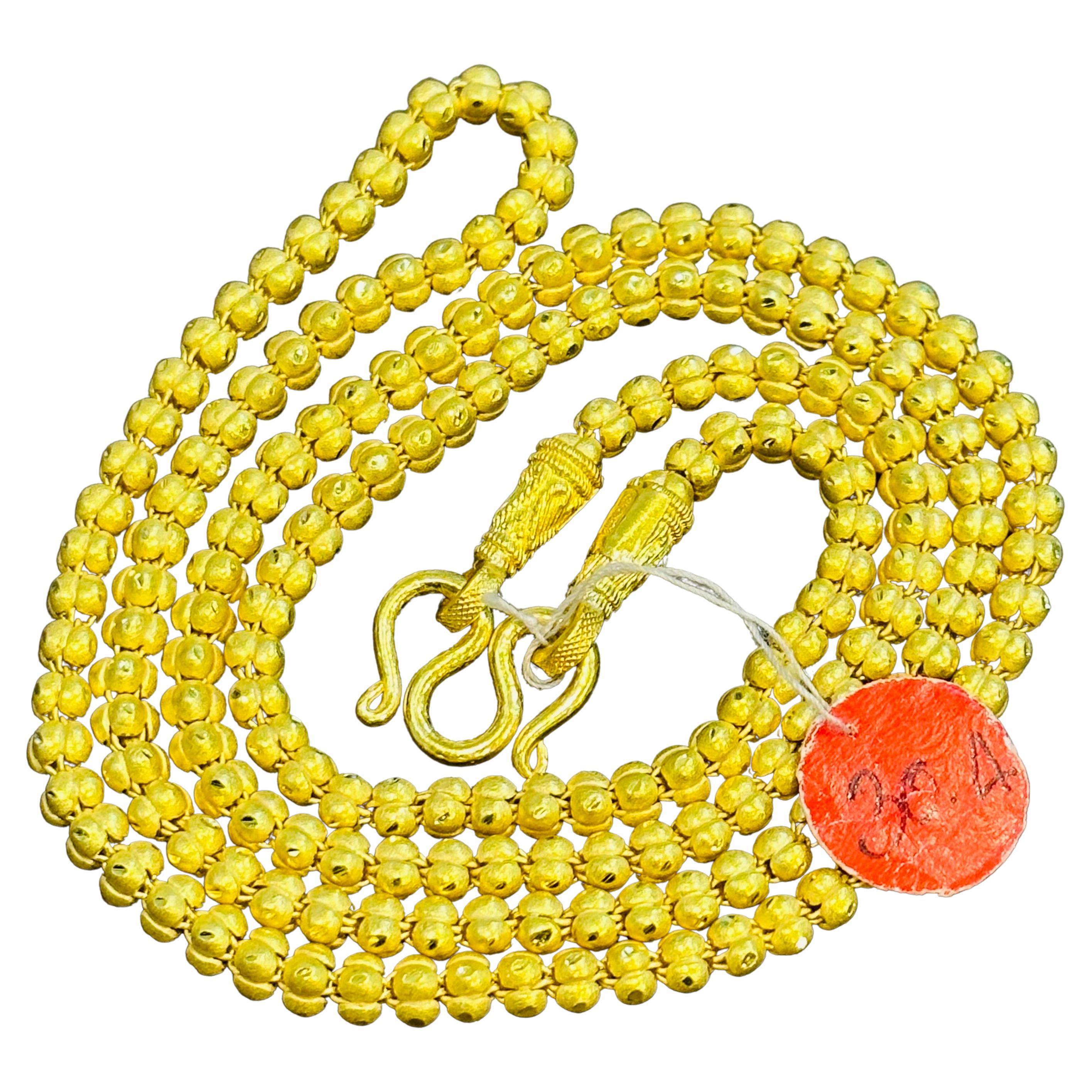 Vintage 23 Karat Yellow Gold 30.4 Gm  Chain Necklace,30