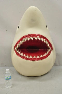 Vintage 23" Gummi geformt Jaws Great White Shark Replica Film Requisite