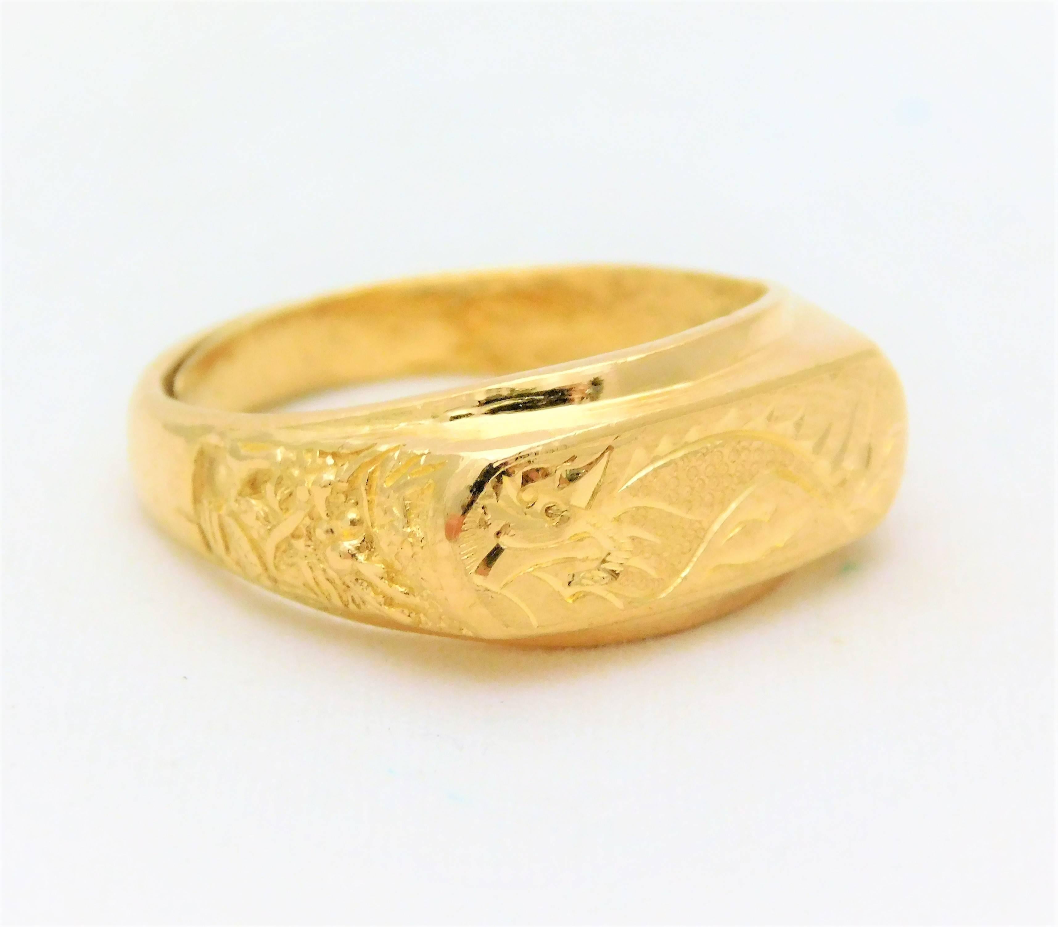 gold ring stamped taiwan