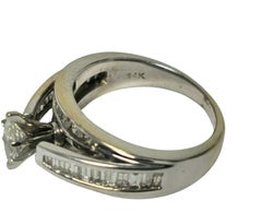 Vintage 2.40ct Diamond Gold Engagement Ring 14K Gold