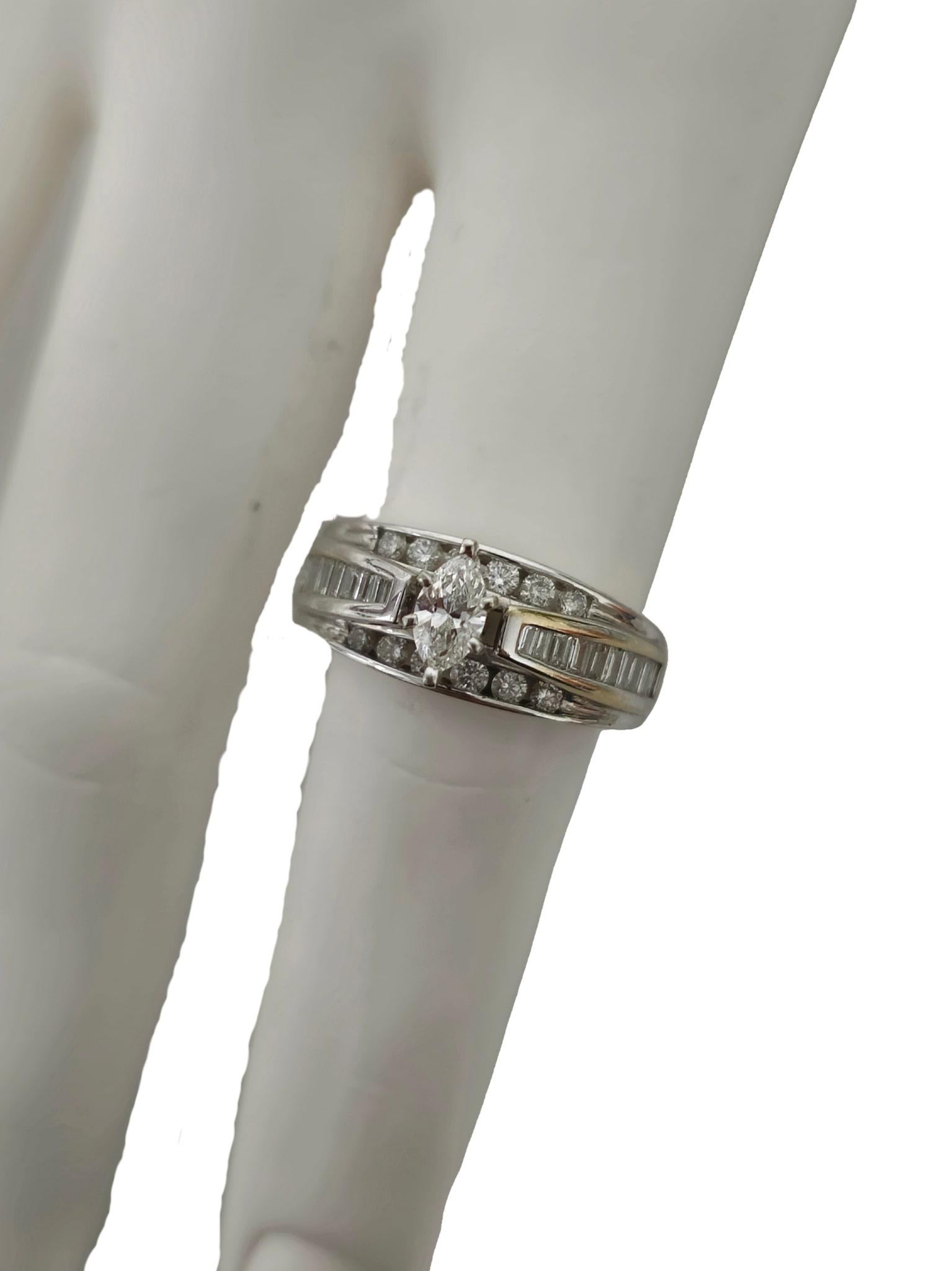 Verlobungsring 14K Gold, Vintage, 2,40 Karat Diamant, Gold, Vintage Damen im Angebot