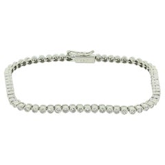 Bracciale vintage con linea di diamanti da 2.48 carati