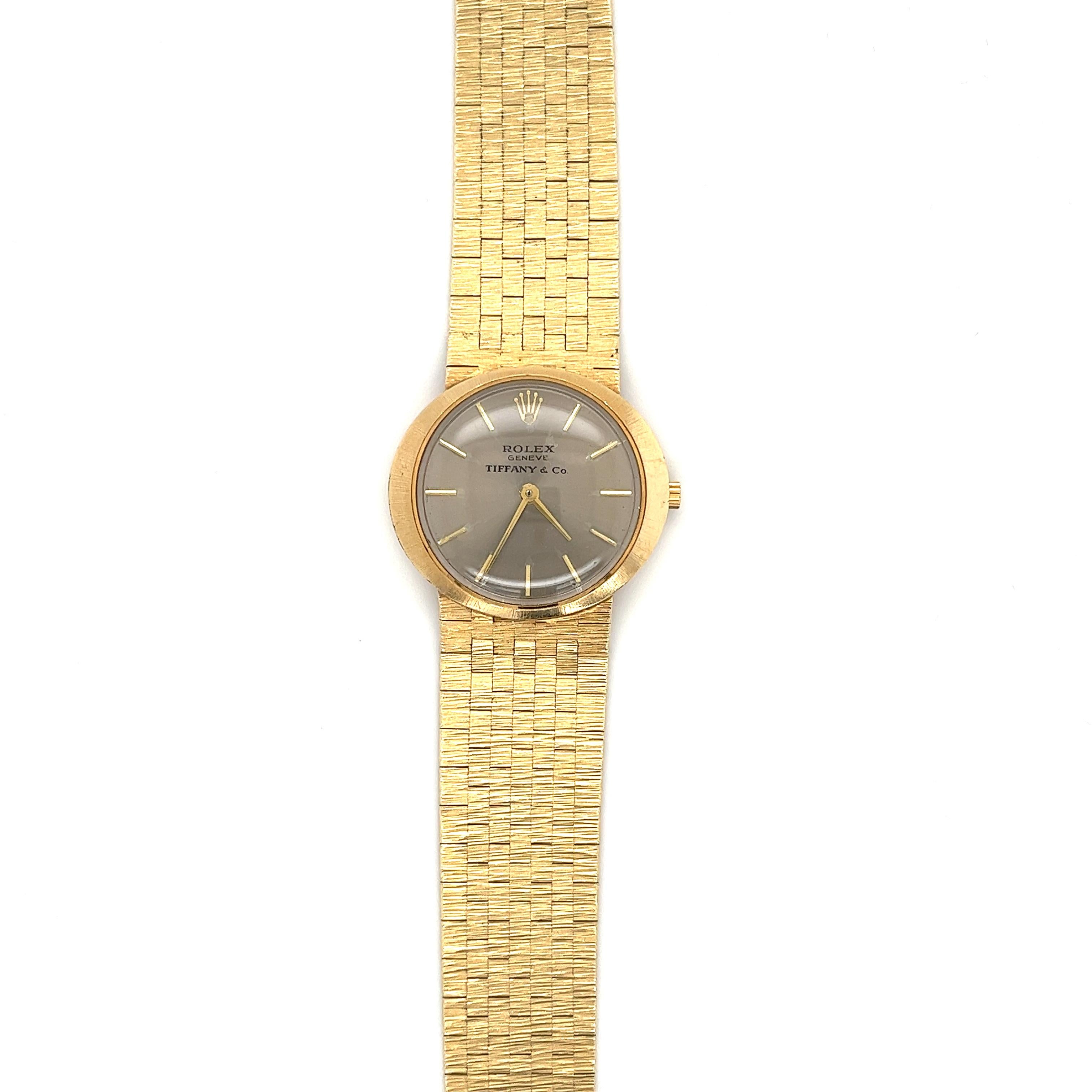 rolex vintage femme or