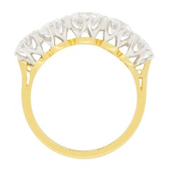 Vintage 2.60ct Diamond Five Stone Ring, c.1940s