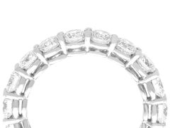 Vintage 2.77 Carat Diamond and Platinum Full Eternity Engagement Ring