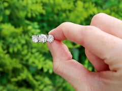 Vintage 2.86 Carat Diamond and Platinum Trilogy Engagement Ring