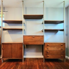 Vintage 3 bay Omni Wall Unit by George Nelson