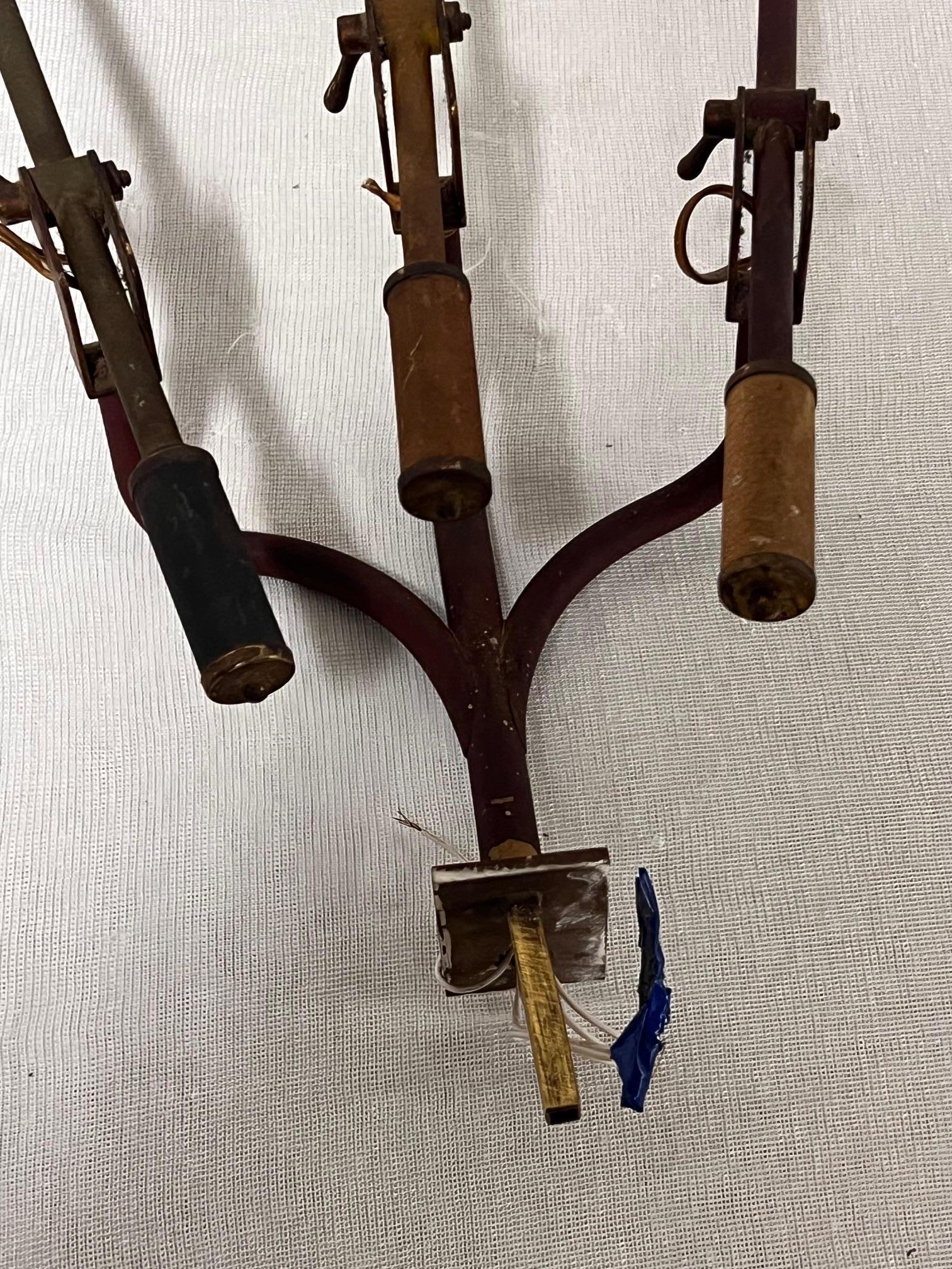 Metallo Sconcerto singolo a 3 coni Vintage By in vendita