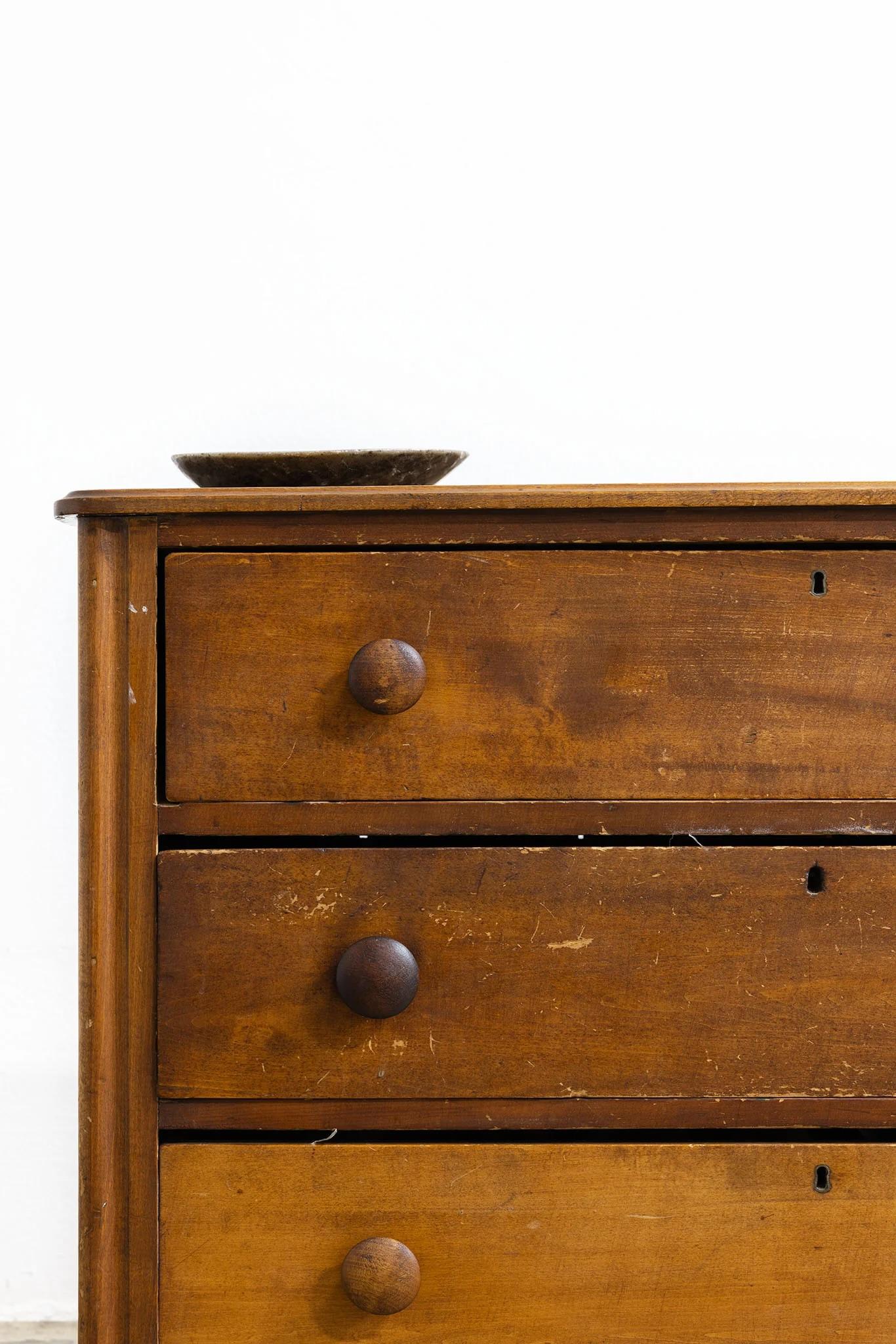 Américain Commode vintage à 3 tiroirs en vente