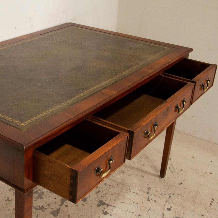 vintage writing desk with drawers