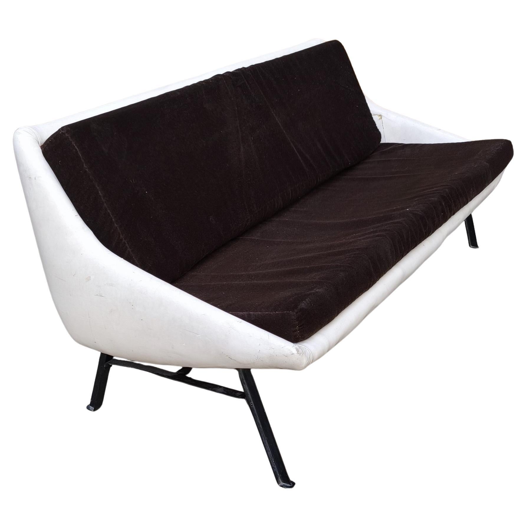 Vintage 3-Sitzer Sofa, Steiner Joseph André Motte, 1950er Jahre im Angebot