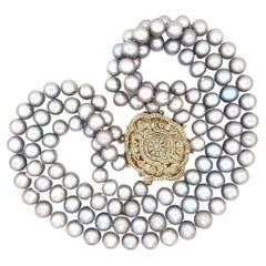 South Sea Pearl Multi-Strand Necklaces