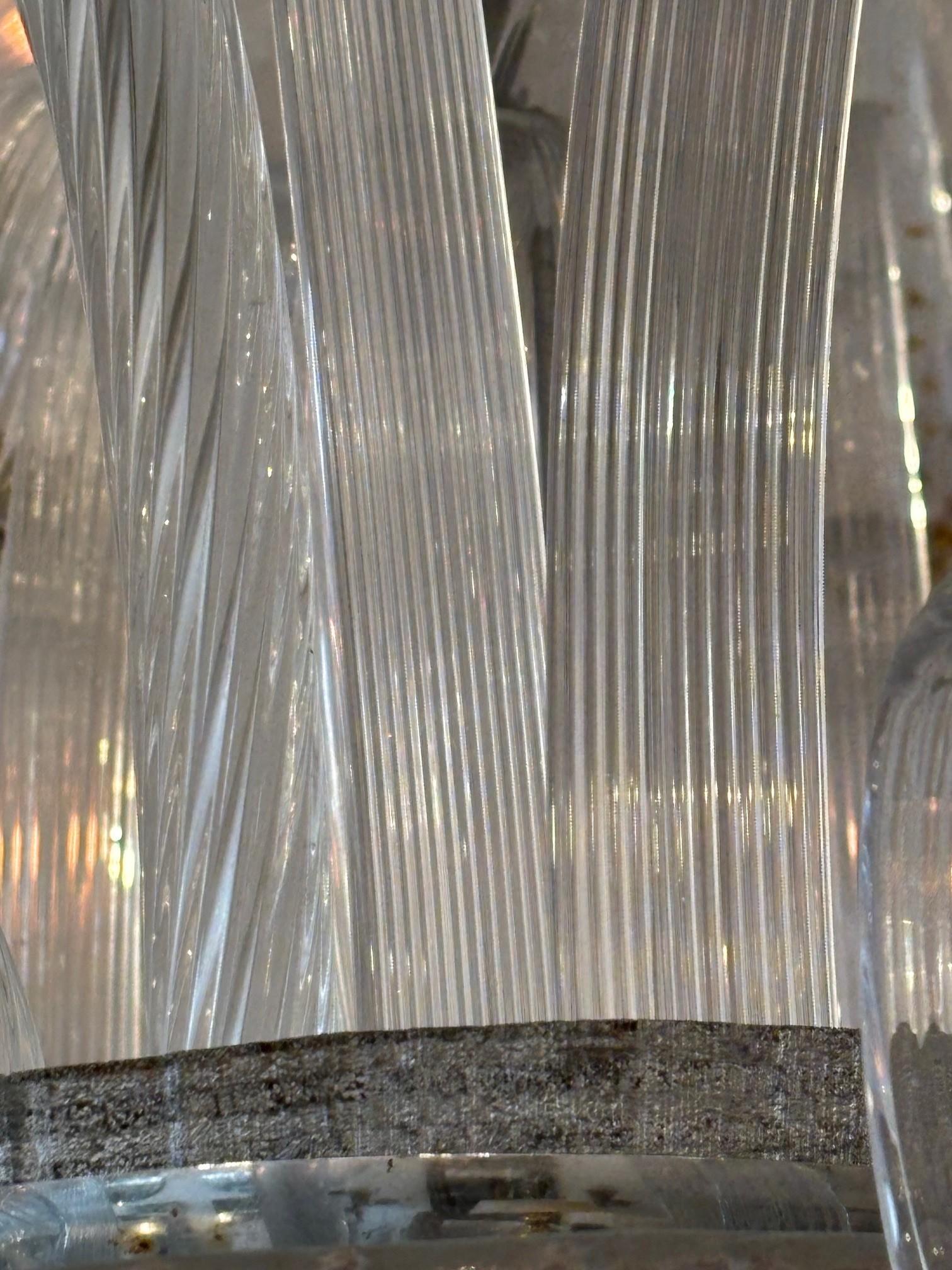 Lampadario d'epoca a 30 luci di Murano in vendita 6