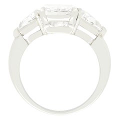 Vintage 3.01ct Diamond Three Stone Ring, c.1970s