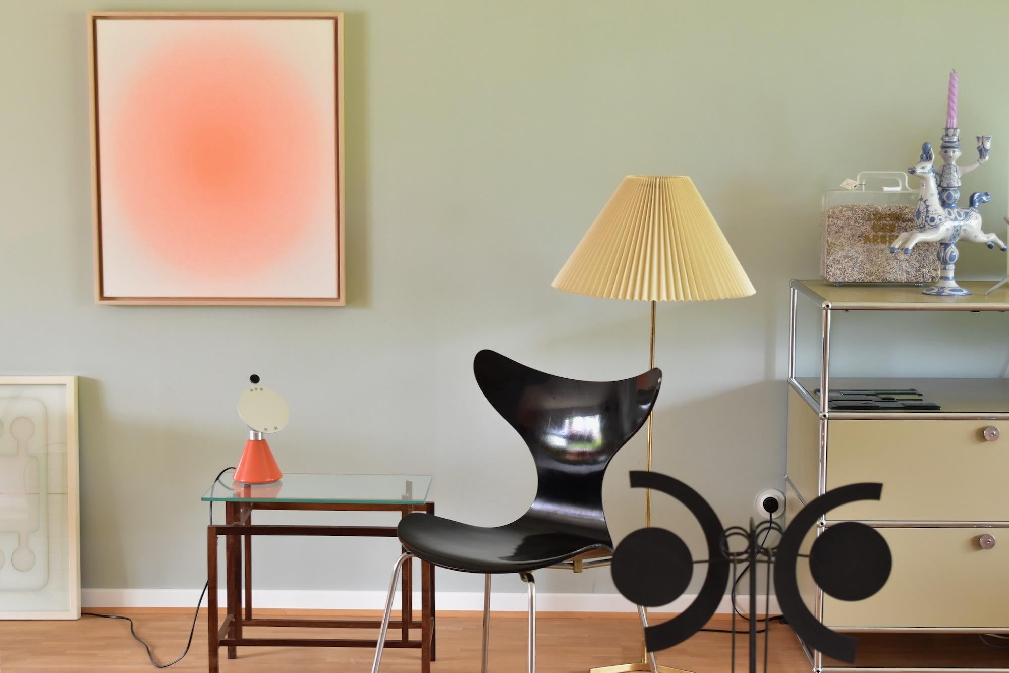 20ième siècle Chaise de salle à manger vintage Seagull 3108 d'Arne Jacobsen pour Fritz Hansen, Danemark
