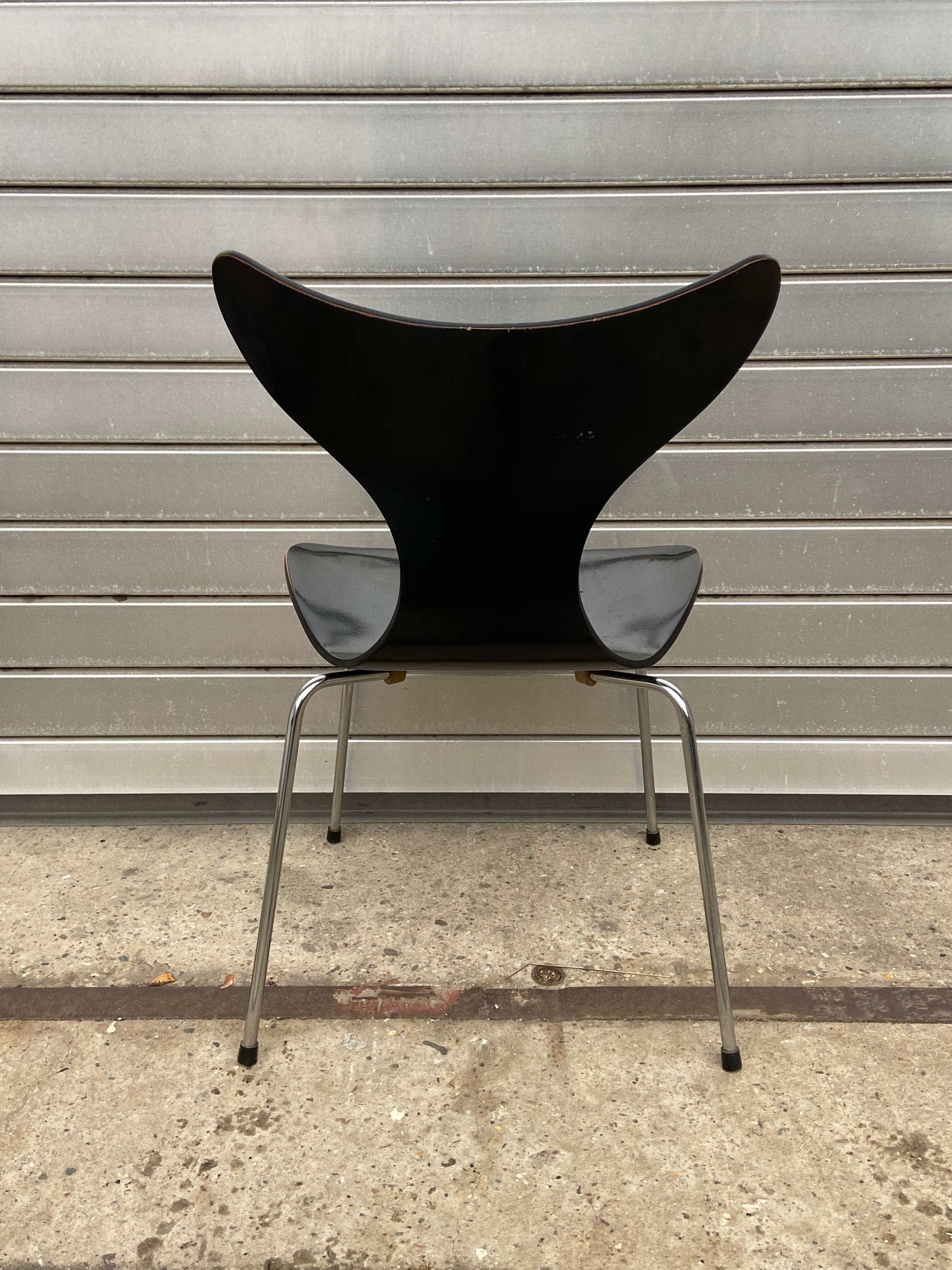 Chaise de salle à manger vintage Seagull 3108 d'Arne Jacobsen pour Fritz Hansen, Danemark 6
