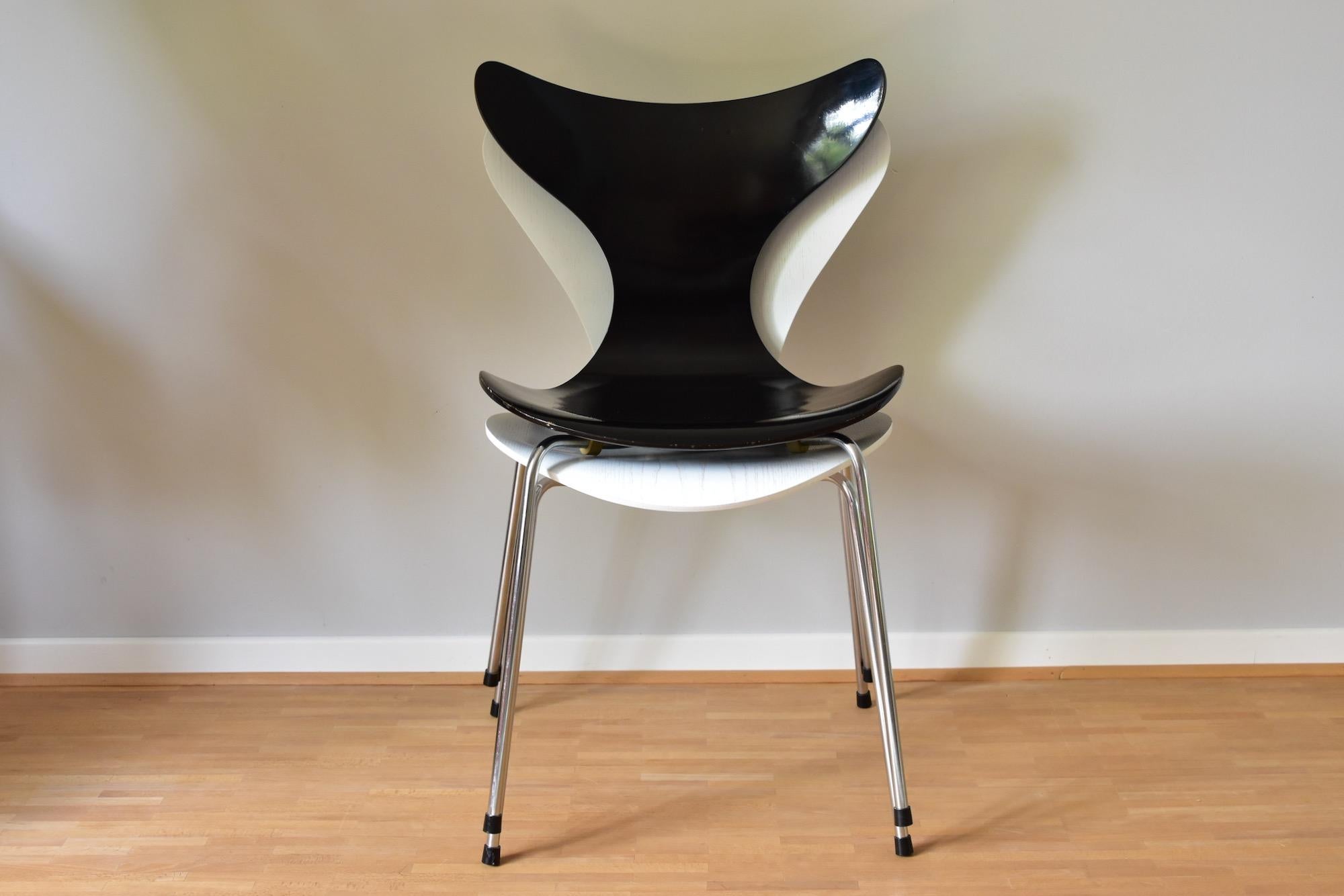 Danois Chaise de salle à manger vintage Seagull 3108 d'Arne Jacobsen pour Fritz Hansen, Danemark