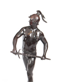 Vintage Bronze Mythological Warrior "Honor Patria" after Picault 20th Century