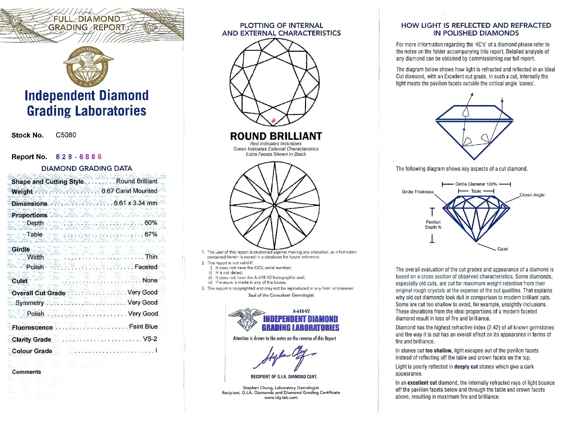 Vintage 3.39 Carat Diamond and Platinum Trilogy Ring For Sale 8