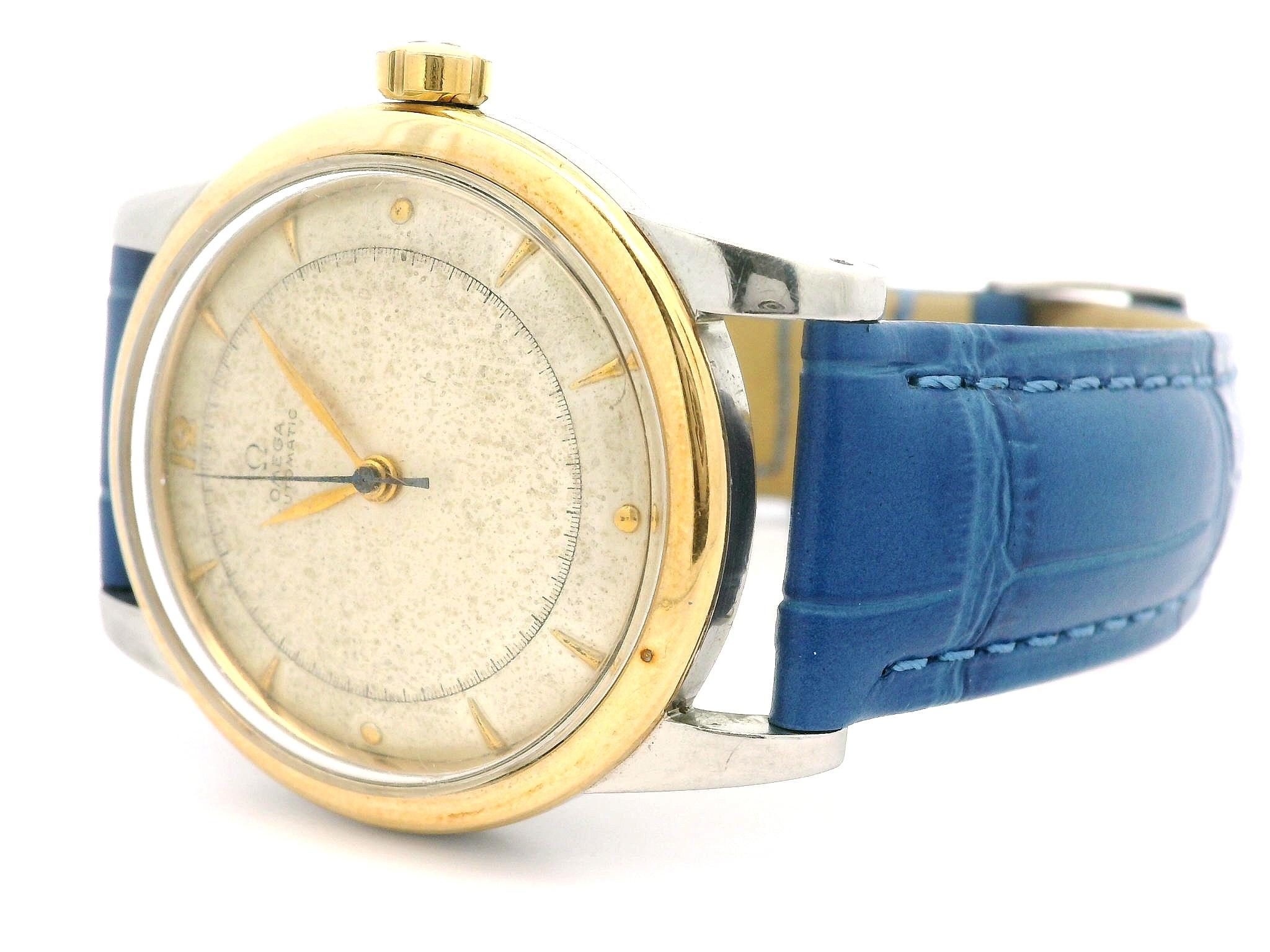 Vintage 34mm Omega Seamaster 17j Bumper Automatic Wrist Watch Ref. 2577 Cal. 351 4