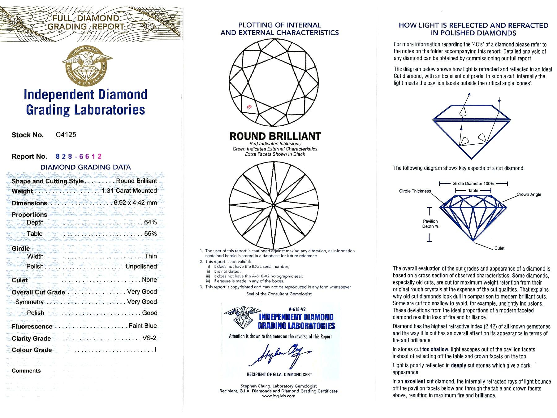 Vintage 3.53 Carat Diamond and Platinum Trilogy Engagement Ring For Sale 7