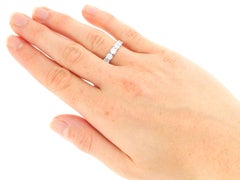 Vintage 3.75Ct Diamond and White Gold Full Eternity Ring