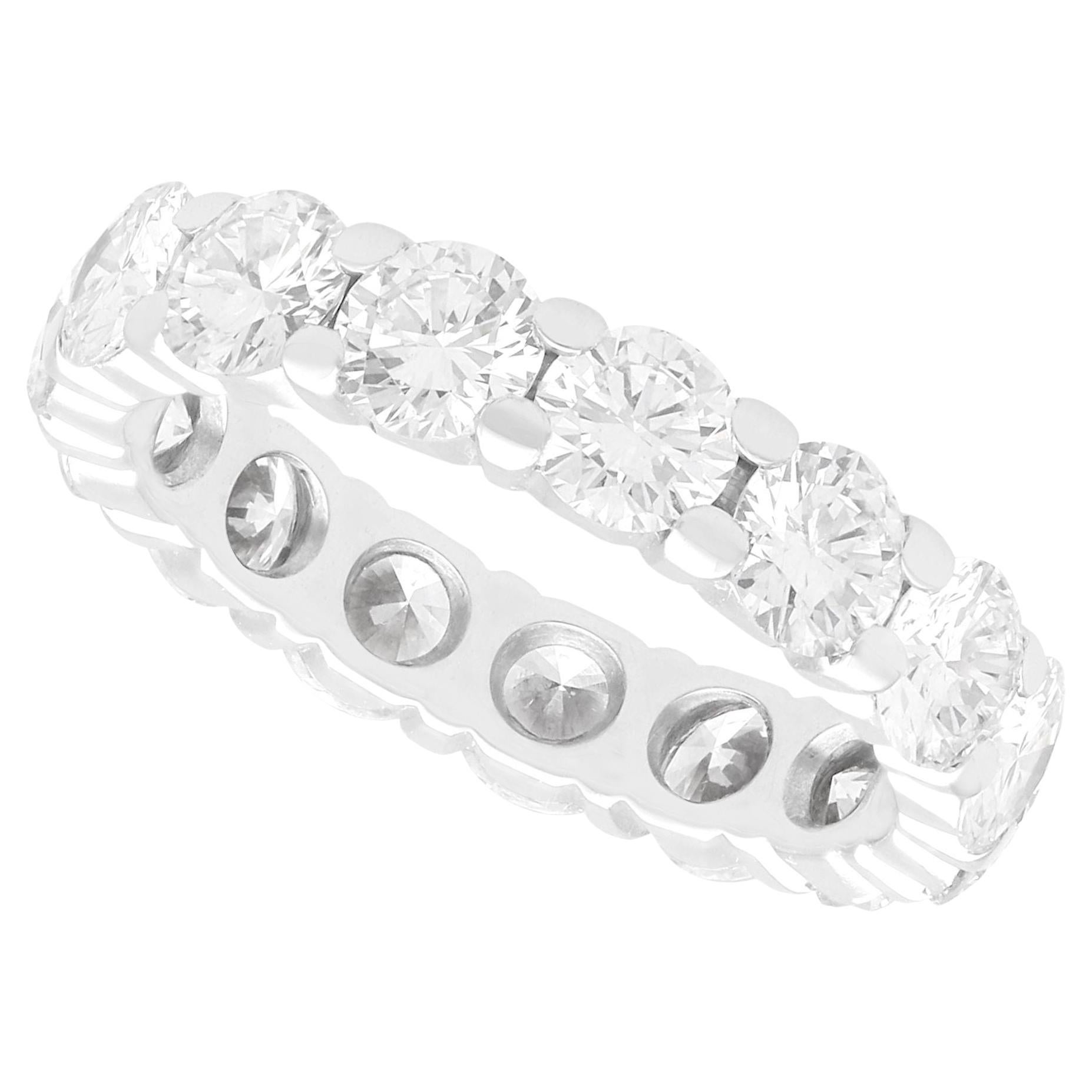 Vintage 1.84ct Diamond and 14ct Yellow Gold Full Eternity Ring For Sale ...