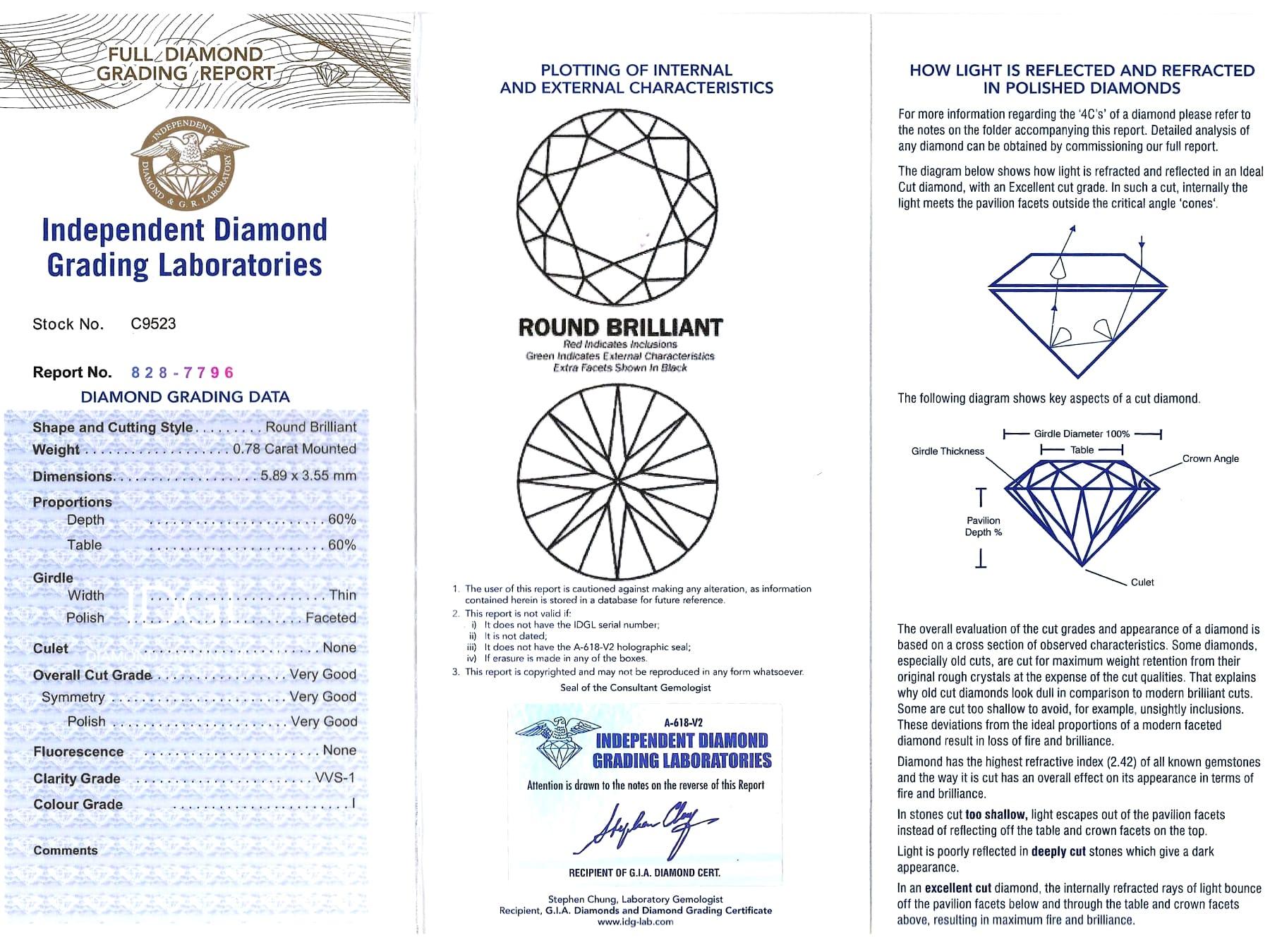 Vintage 38.35 Carat Diamond and 18k White Gold Necklace Circa 1980 en vente 11