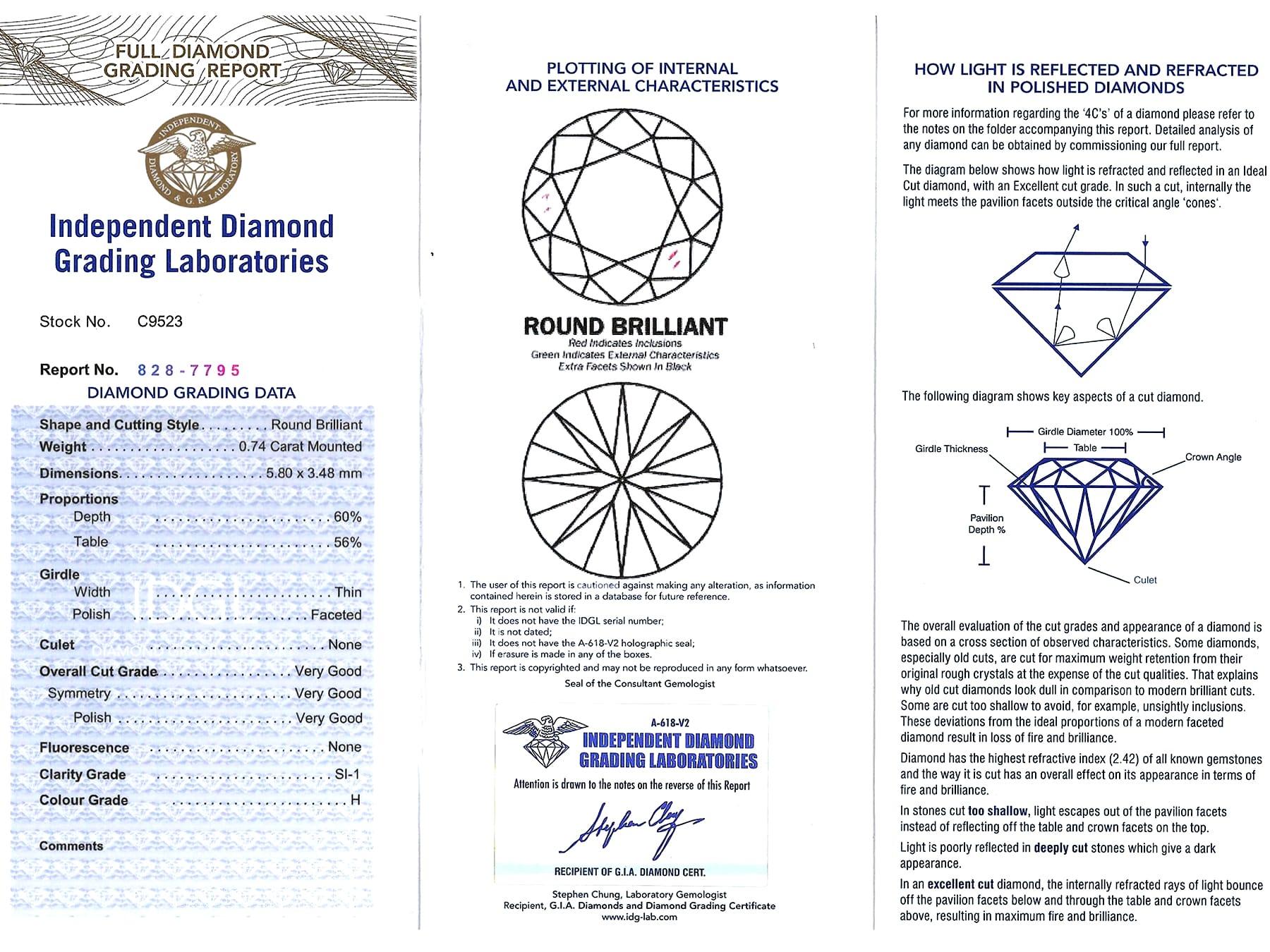 Vintage 38.35 Carat Diamond and 18k White Gold Necklace Circa 1980 en vente 12