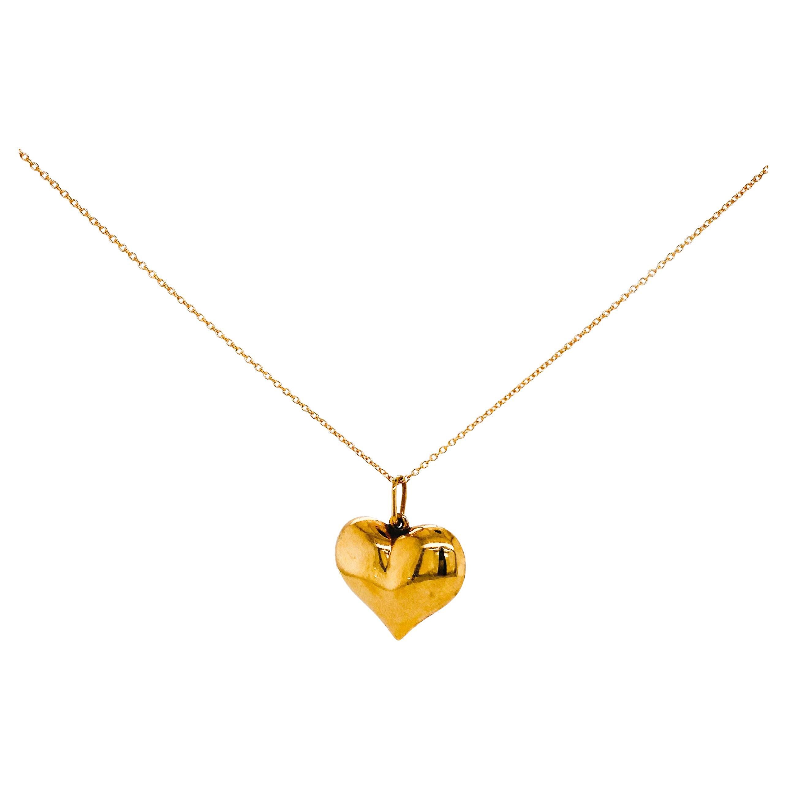 Keep your love light and bright with this vintage 3D heart pendant charm. The heart is created in a lightweight design while still full of your love with the 3D curved structure. Make your heart's desire as light and happy as this vintage heart. The