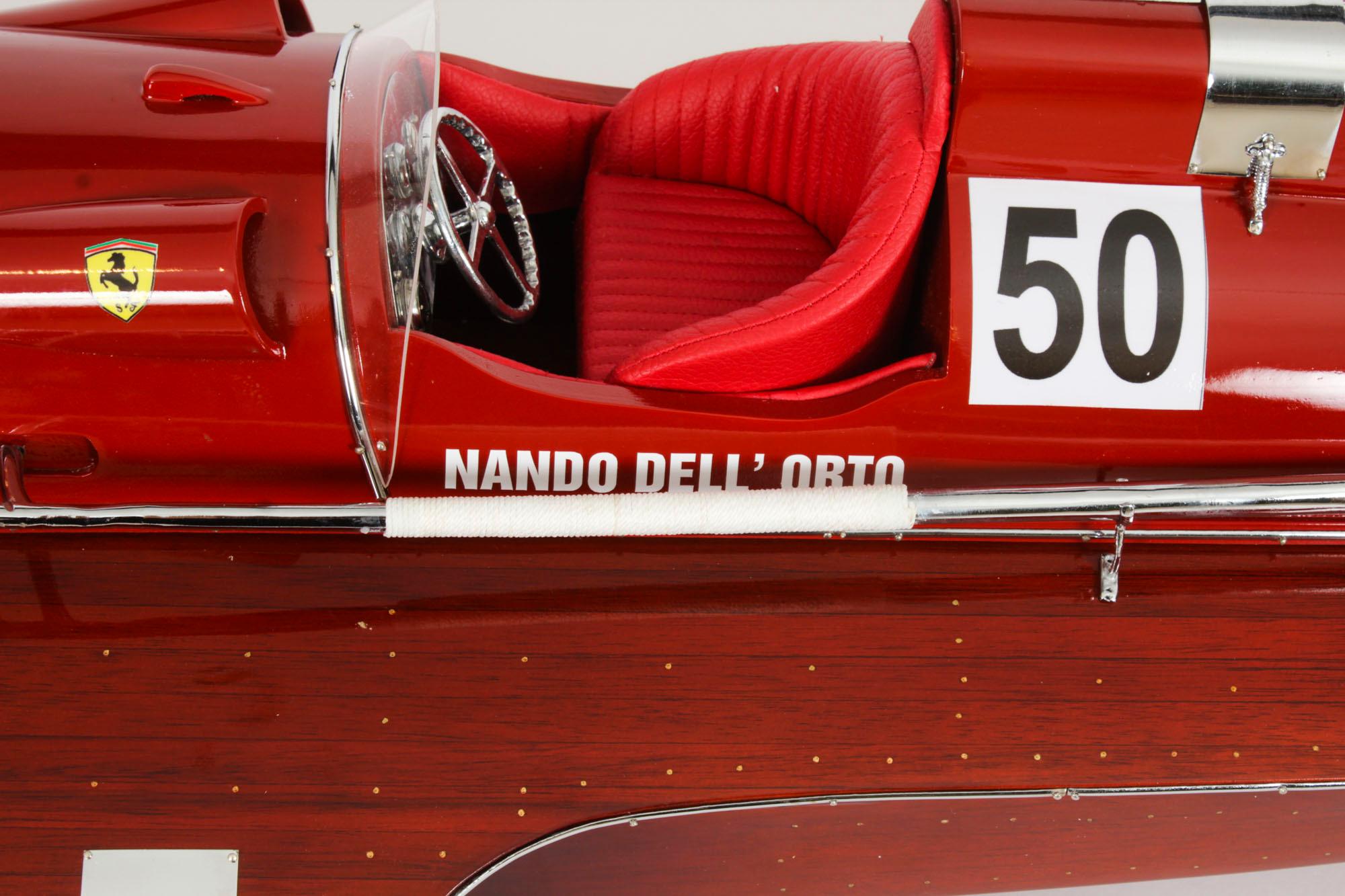 Modellino d'epoca di un idrovolante Ferrari Arno XI del 1954 lungo 37