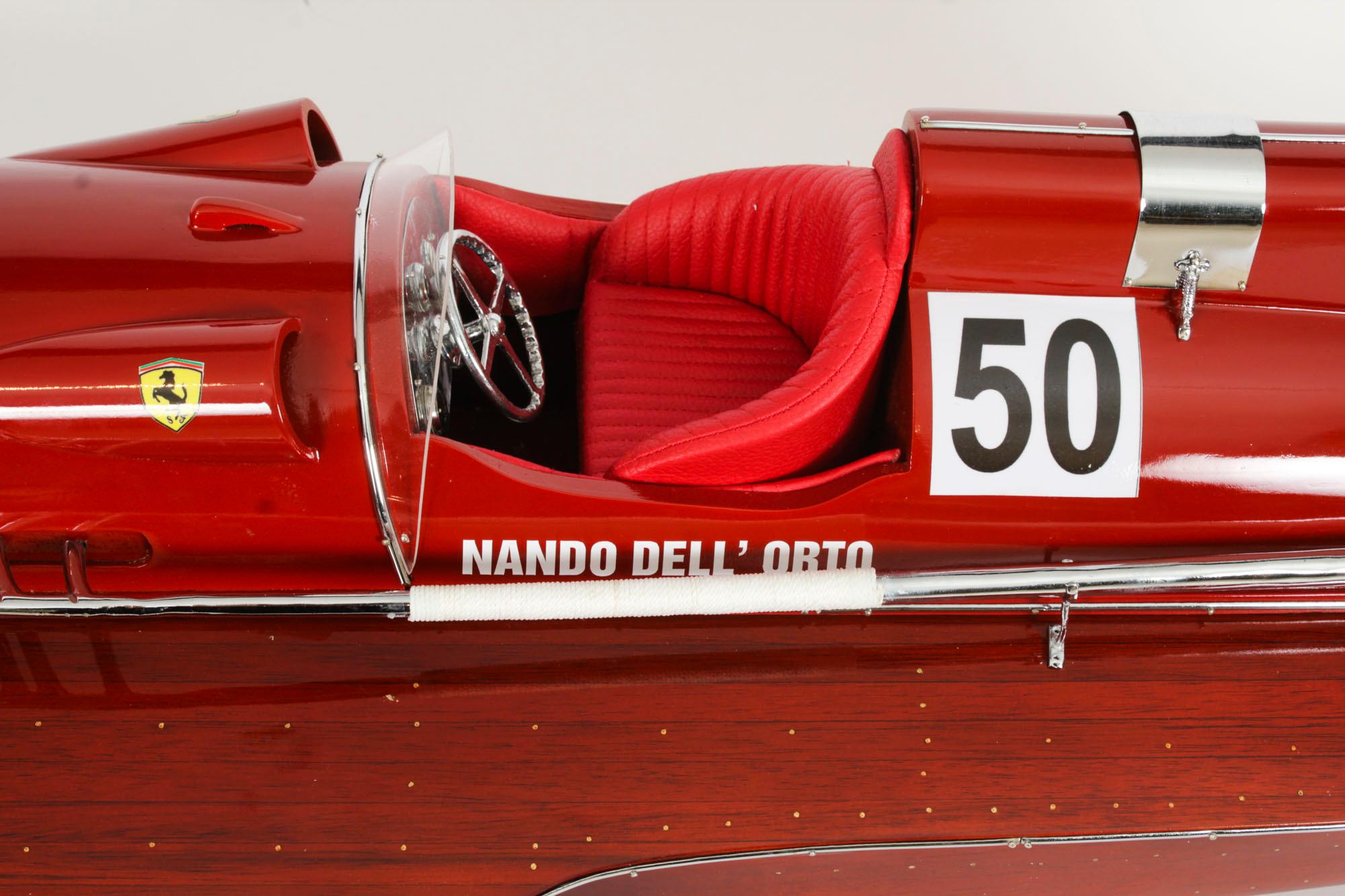 Modellino d'epoca di un idrovolante Ferrari Arno XI del 1954 lungo 37