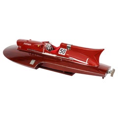 Maqueta Vintage de un Hidroavión Ferrari Arno XI de 1954 y 95 cm de longitud 20th