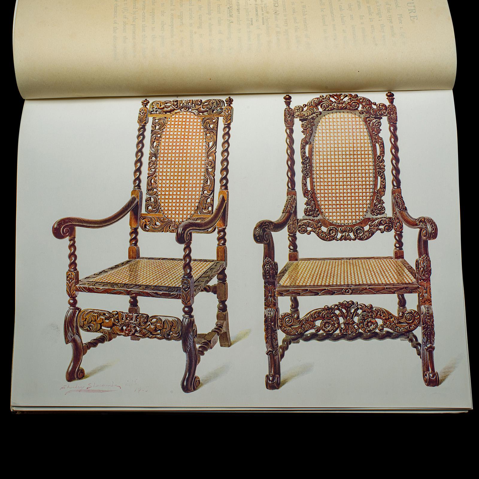 4er-Bücher-Set Vintage-Möbel-Set, Geschichte britischer Möbel, Englisch, Referenz, Macquoid (Papier) im Angebot
