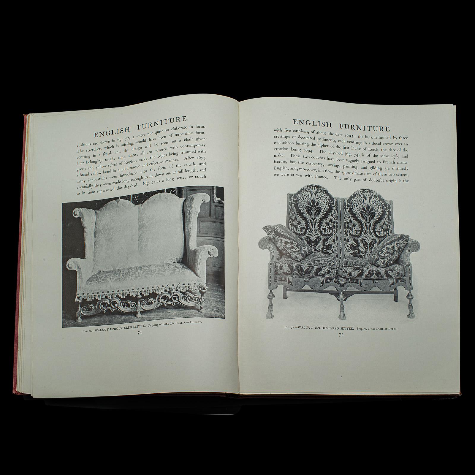 4er-Bücher-Set Vintage-Möbel-Set, Geschichte britischer Möbel, Englisch, Referenz, Macquoid im Angebot 1