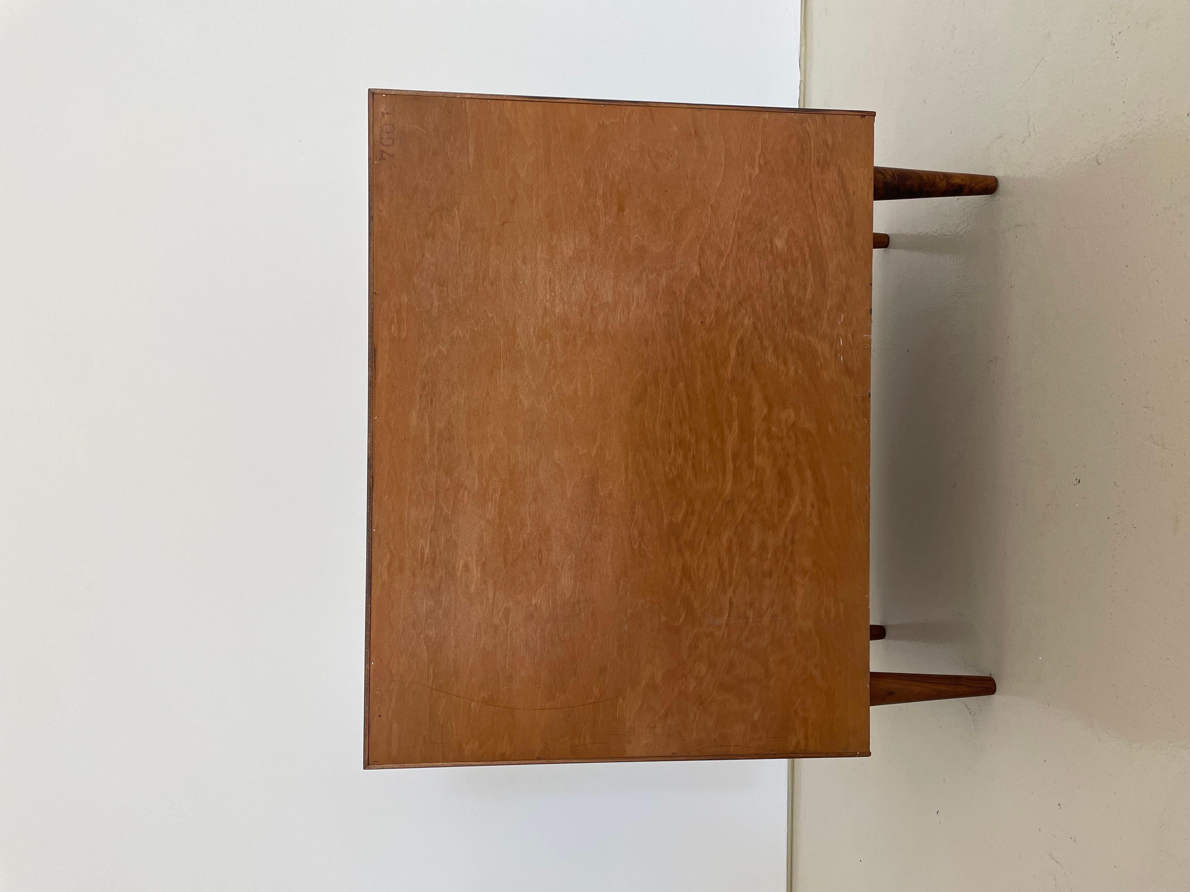 Walnut Vintage 4 Drawer Chest by Stanley Young for Glenn of California
