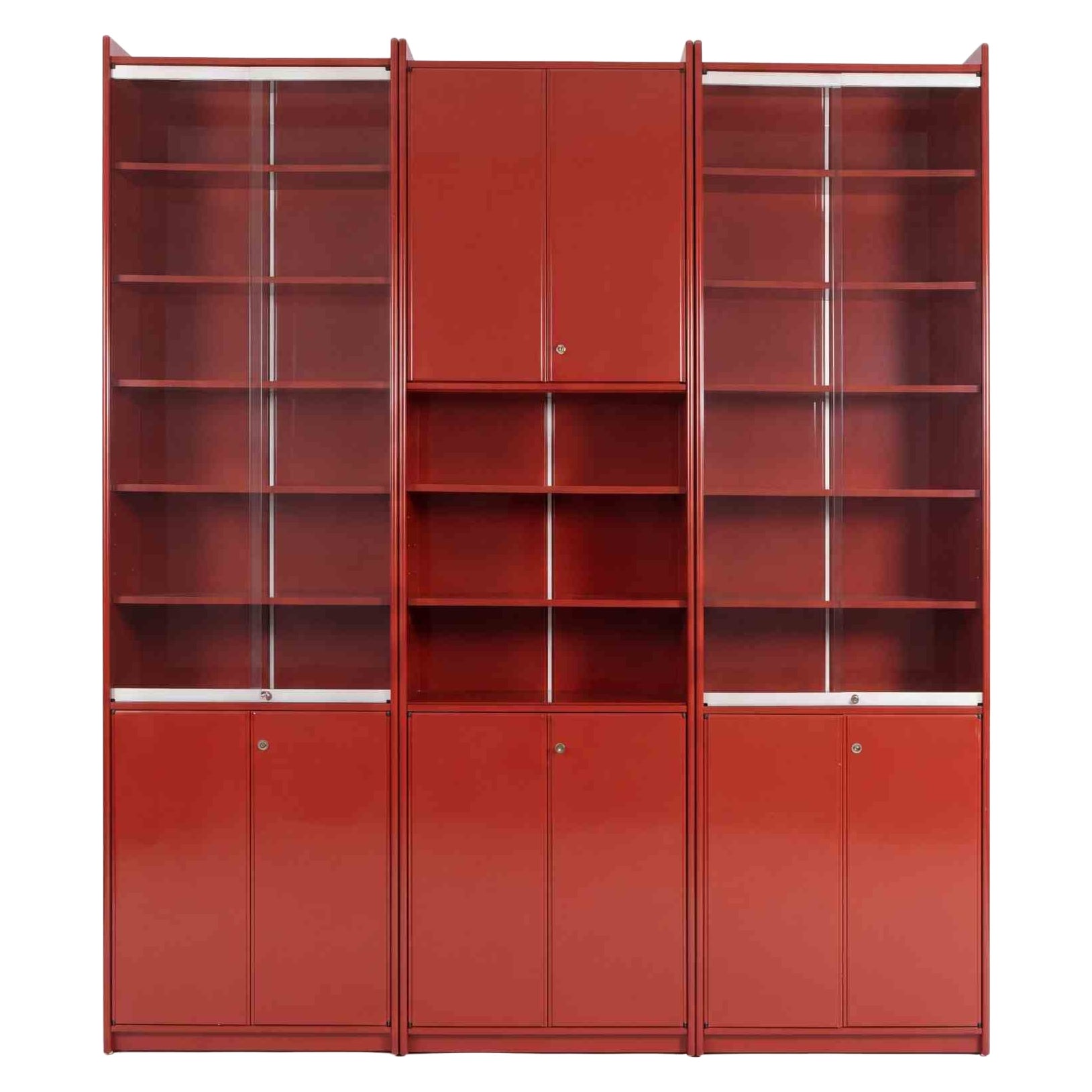 Vintage 4 Modules Olinto Bookshelf by Kazuhide Takahama, 1970s