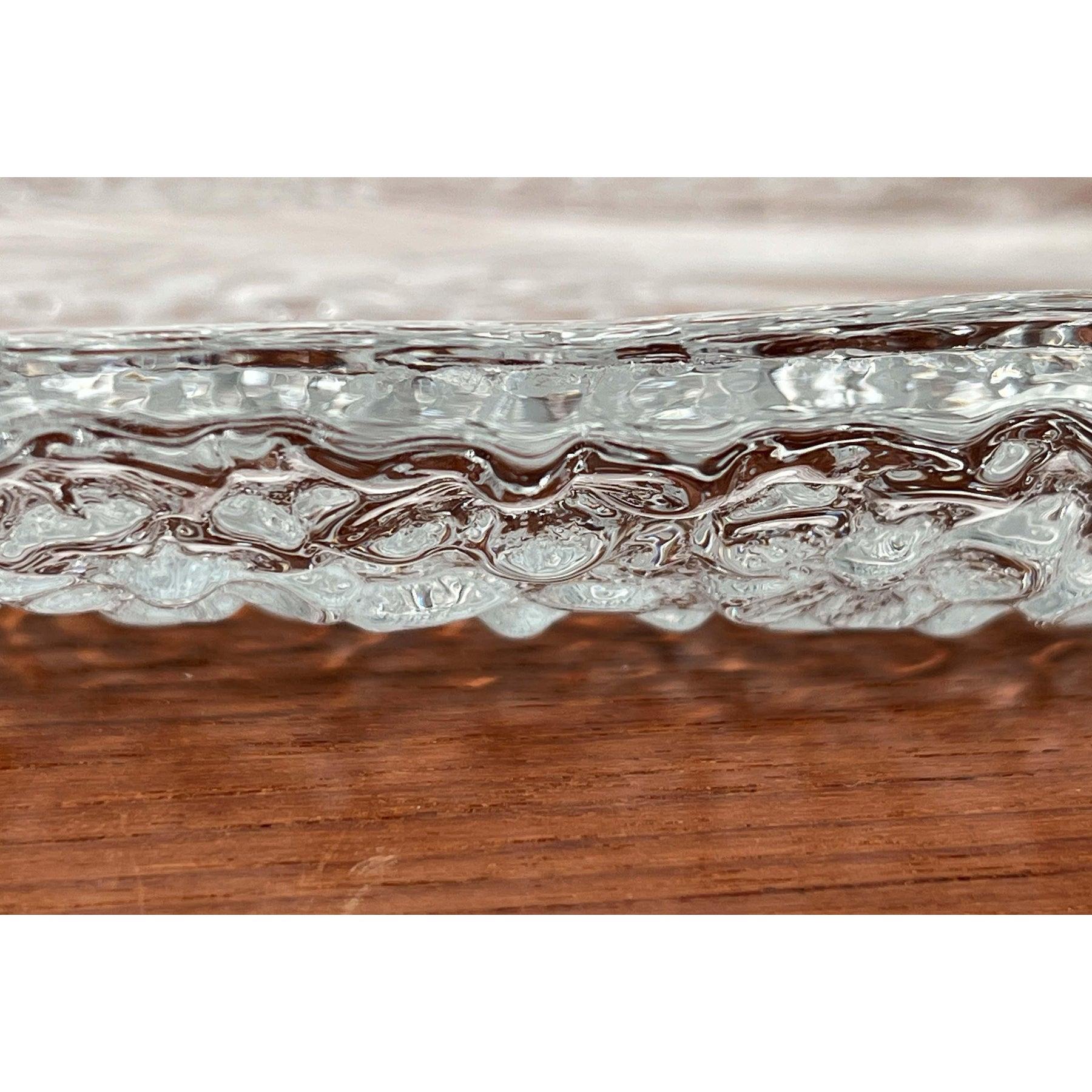 Vintage 4 Jahreszeiten Baum Design Glas Tortenplatte von Riedel Glas, 1970er Jahre im Angebot 8